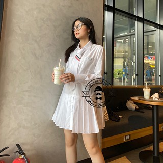 Váy Ngắn Tay Dài 