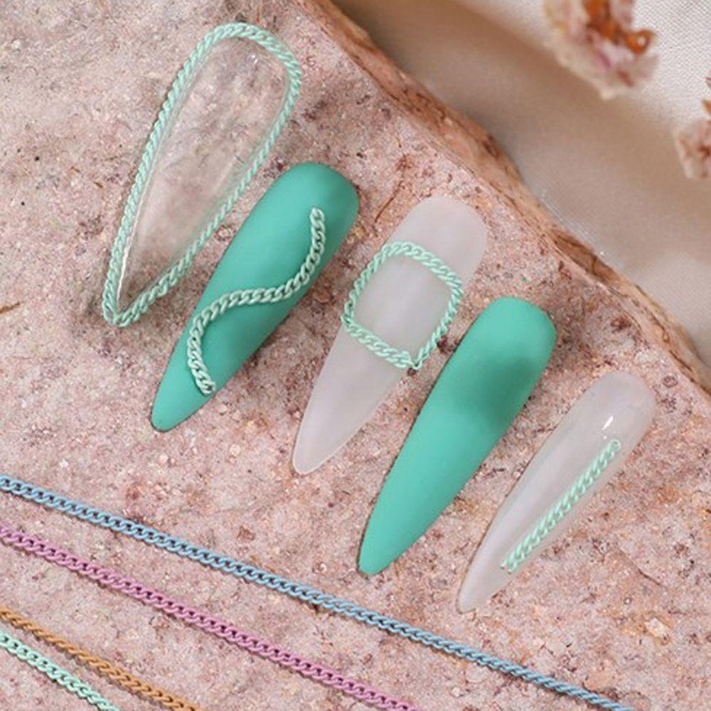 Phụ Kiện Trang Trí Móng Tay Nghệ Thuật Bằng Hợp Kim Nhiều Màu Sắc Phong Cách Hàn Quốc|Phụ Kiện Trang Trí Móng Tay Nghệ Thuật DIY