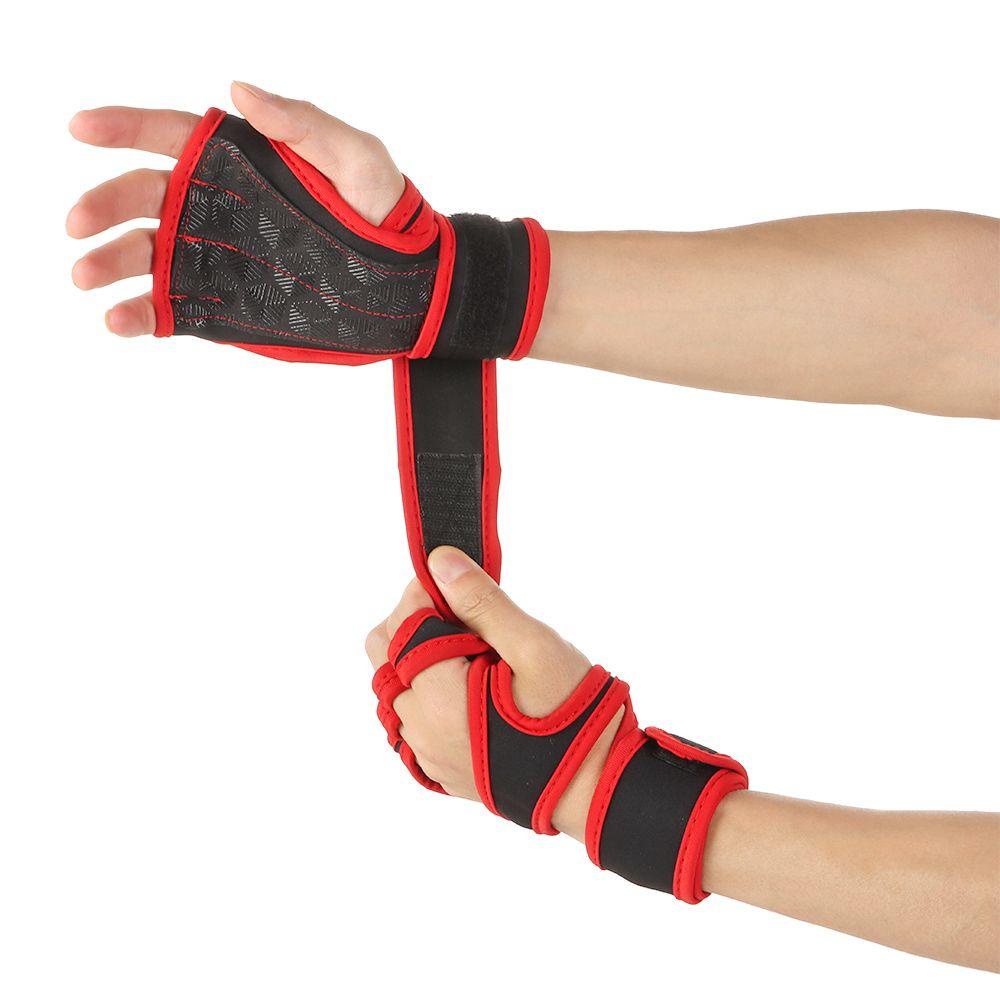 WTTLE Găng Tay Hở Ngón Hỗ Trợ Nâng Tạ