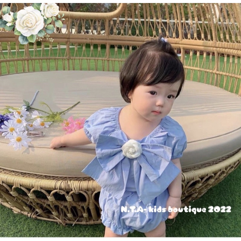 HỒNG TRẮNG Bộ chip nơ cho bé mã 46060