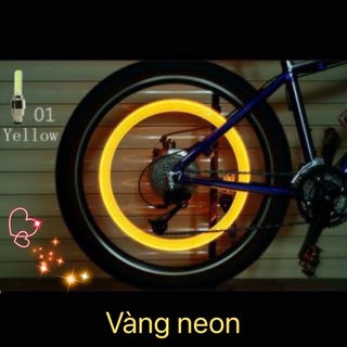 Đèn led neon gắn van xe đạp xe máy