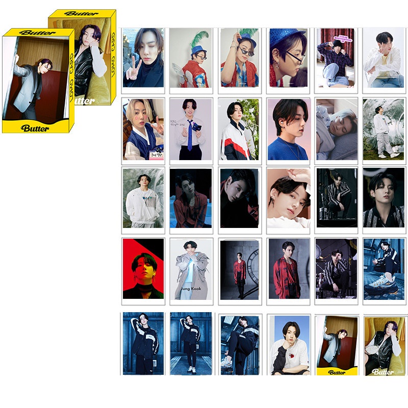 30Pcs/Set BTS Bangtan Boys New Album Lomo Cards Butter Card KPOP Photocard Collectibles A.R.M.Y Gift