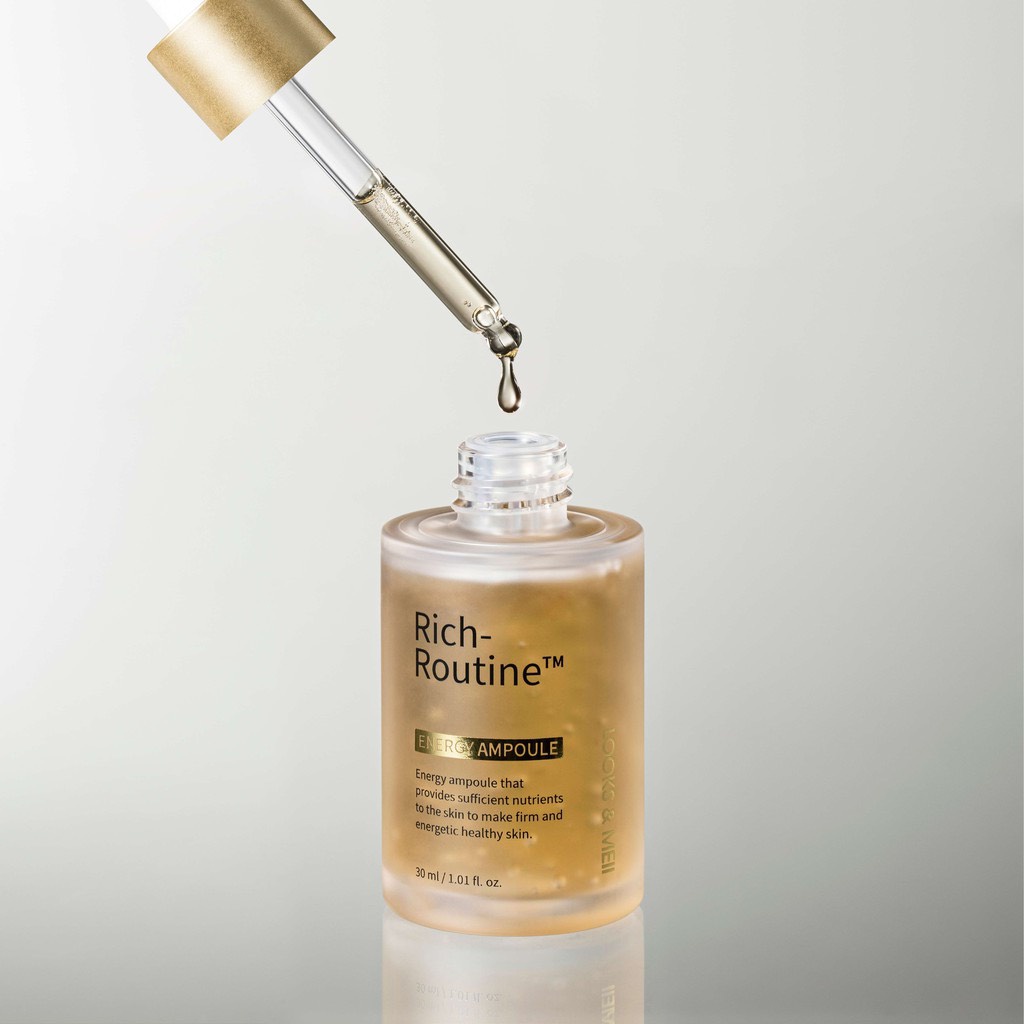 Tinh chất dưỡng sáng da giàu năng lượng Rich Routine Looks &amp; Meii 30ml