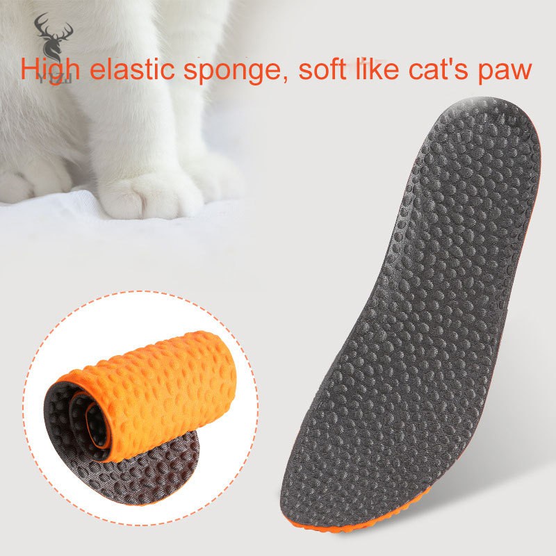 Đệm Lót Giày Thể Thao Bằng Cao Su Non Thoáng Khí Chống Sốc Cho Nam Nữ