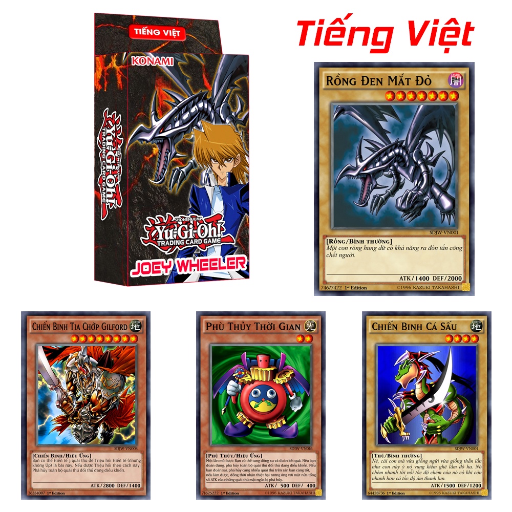 Yugioh Tiếng Việt - Hộp Bài Joey Wheeler H04