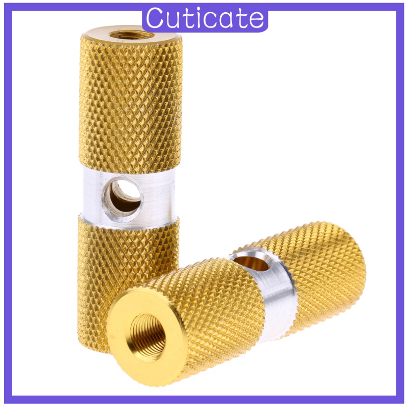 Trục Để Chân Trước / Sau Bằng Hợp Kim Nhôm Màu Đen Cho Xe Đạp BMX