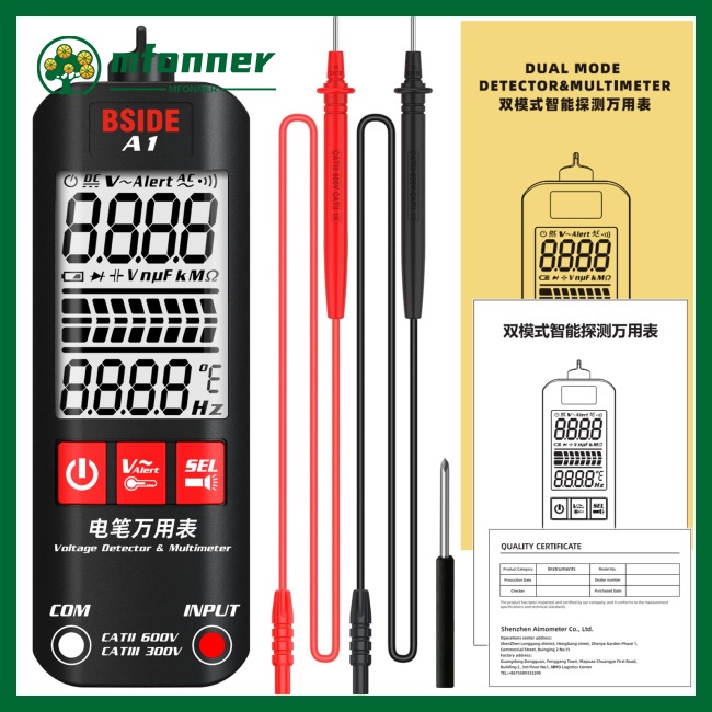 Vạn Năng Kế Mfonner Mini A1 Cầm Tay Thông Minh Độ Nhạy Cao Có Thể Điều Chỉnh