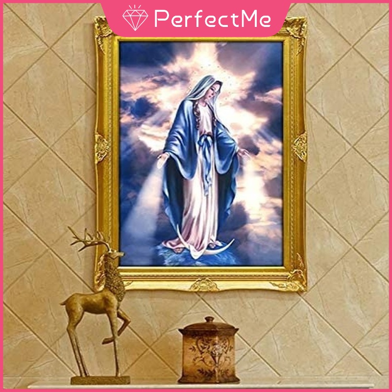 Bộ tranh đính đá 5D tự làm kích thước 30X40CM họa tiết Mosaic dùng để trang trí nhà