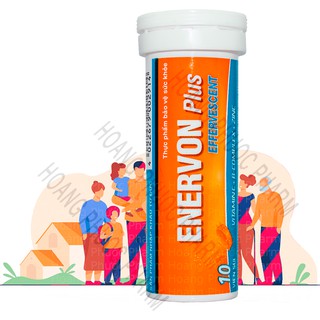 Enervon Plus Effervescent Bổ Sung Vitamin C, B-Complex, Zinc Tube 10 Viên Sủi.