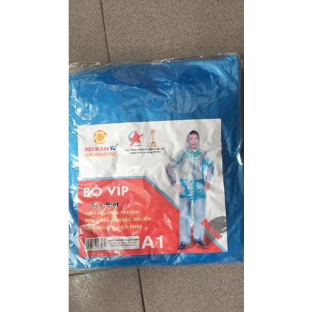 Bộ quần áo mưa 1 màu trong Điện Hương