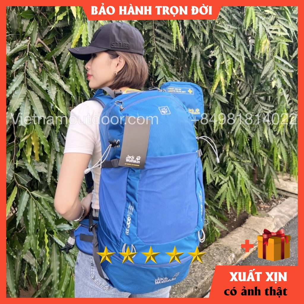 Balo phượt Jack Wolfskin Moab Jam -MARVERICK- RECCO 30L -Balo Du lịch nam nữ-Balo hiking-balo trekking -leo núiXUẤT DƯ