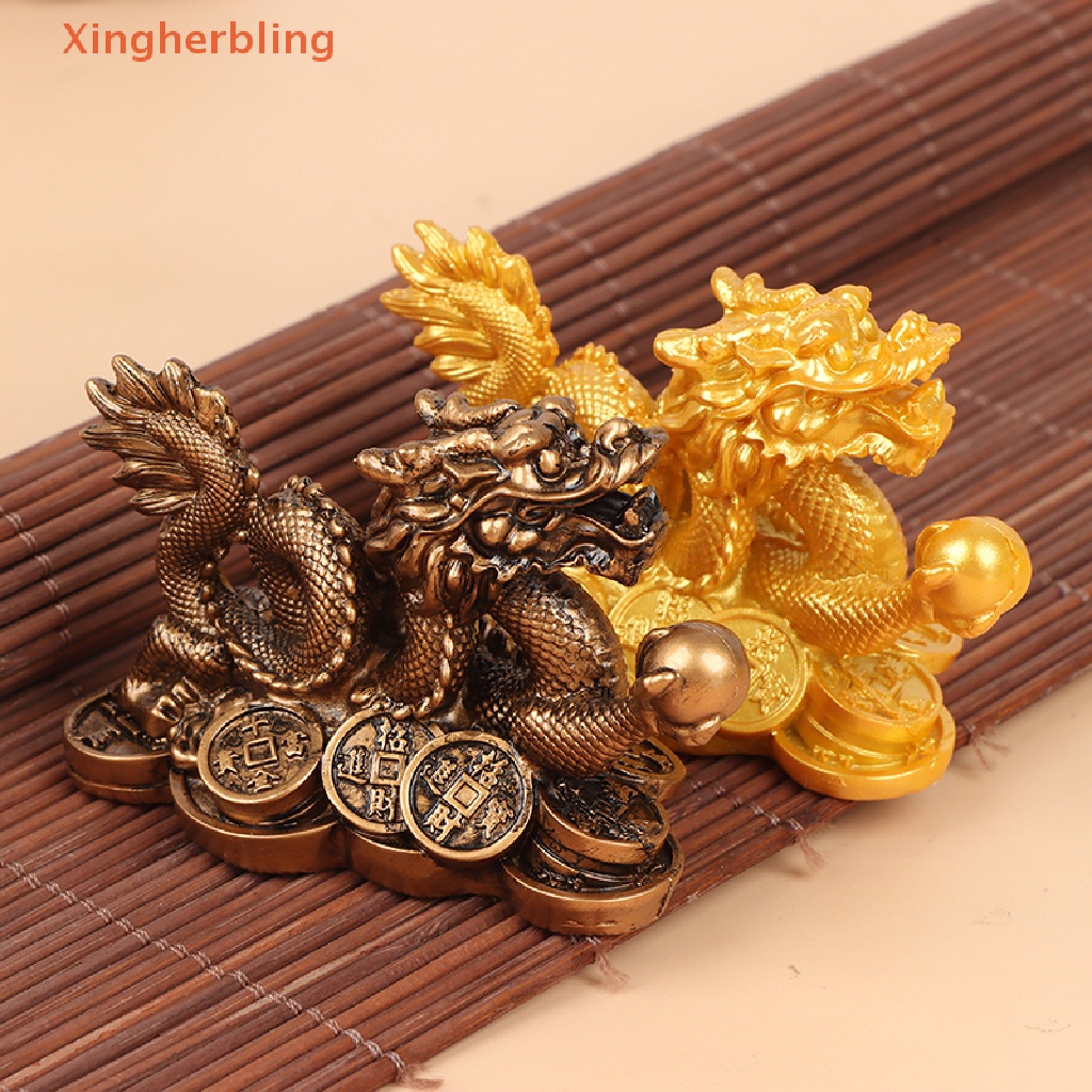 Xhb Tượng Rồng Trung Quốc Bằng Nhựa Resin Điêu Khắc Trang Trí Nhà Bán Chạy