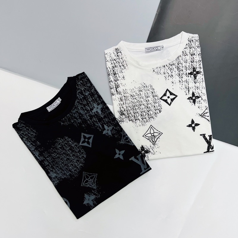 Áo thun nam cổ tròn áo phông nam vải cotton không xù lông thoáng mát in hình form chuẩn