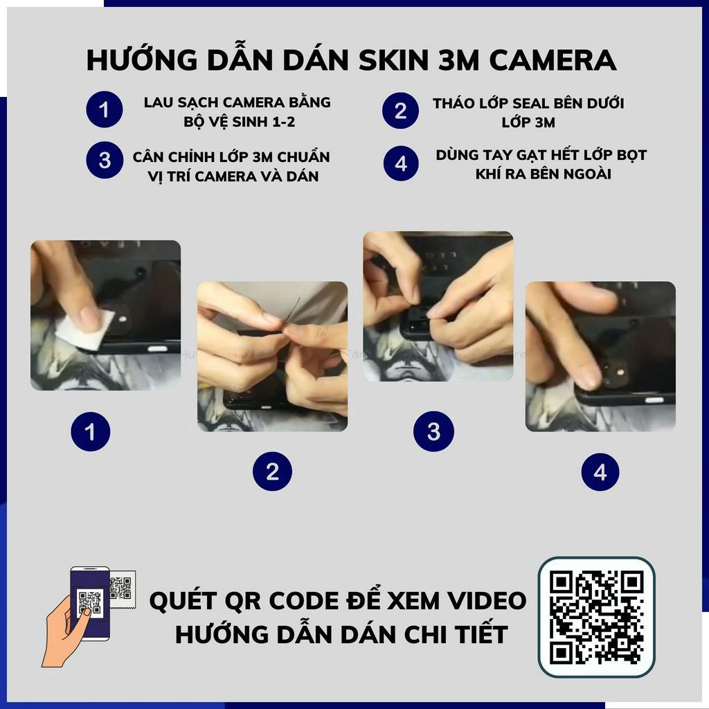 Miếng dán camera xiaomi mi 13 ultra skin 3m chính hãng từ USA chống trầy xướt mua 1 tặng 1 phụ kiện huỳnh tân store