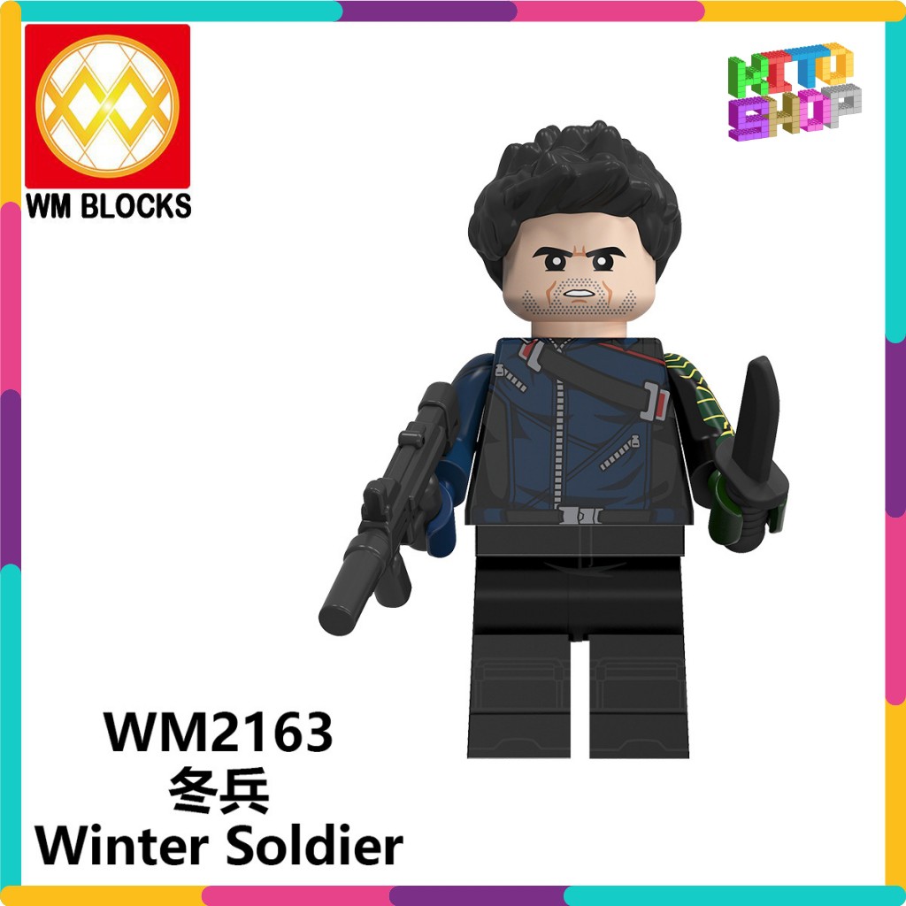 Đồ Chơi Xếp Hình Minifigures Mô Hình Nhân Vật Siêu Anh Hùng Marvel Winter Soldier Falcon Iron Man Nhiều Mẫu WM6117