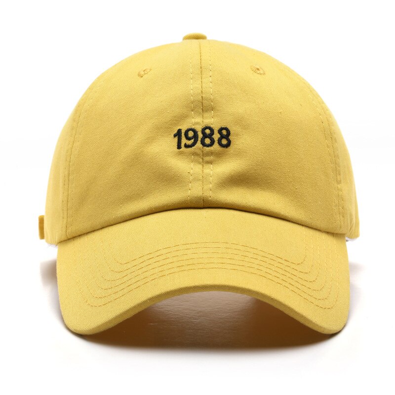 Mũ Lưỡi Trai Cotton Thêu Chữ Thời Trang