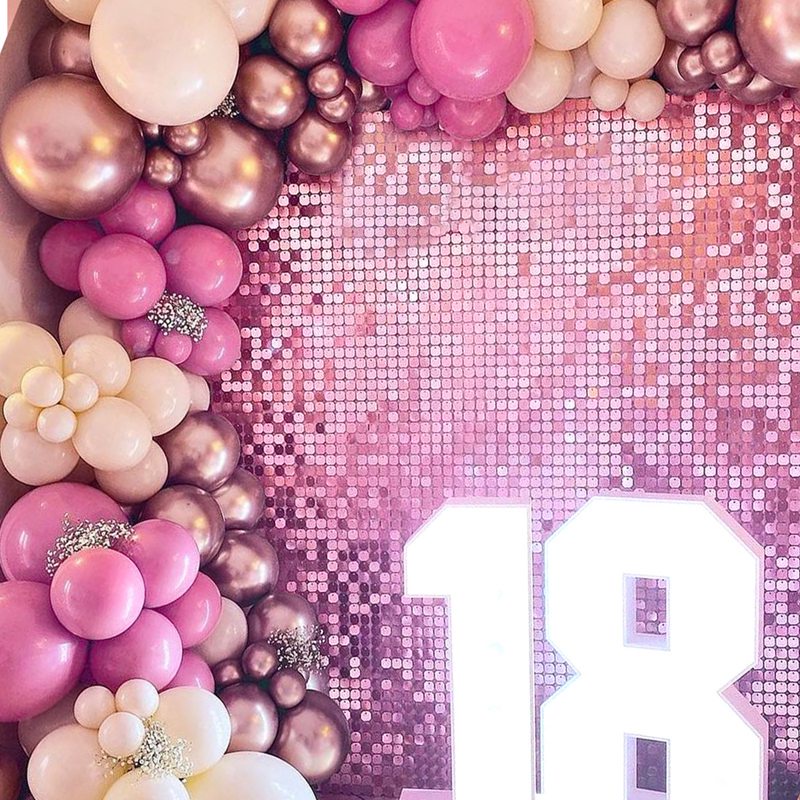 Tấm Phông Nền 30×30CM Họa Tiết Kim Sa Lấp Lánh Dùng Để Trang Trí Tiệc