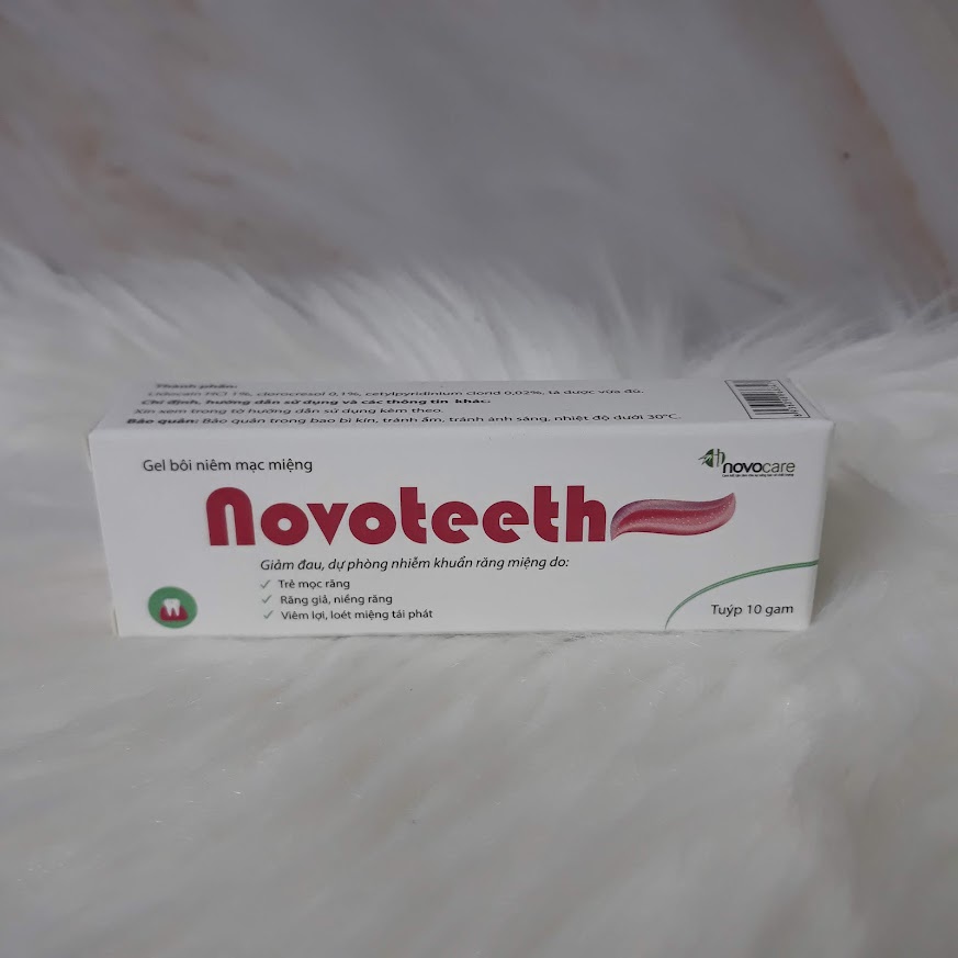 Novoteeth – Gel bôi nhiệt miệng tuýp 10g