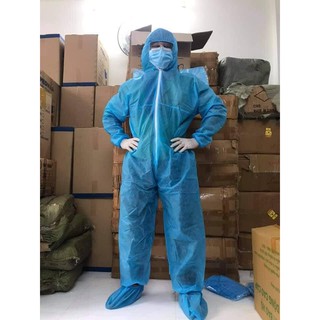 Bộ quần áo phòng dịch 4 món, quần áo bảo hộ y tế phòng chống dịch