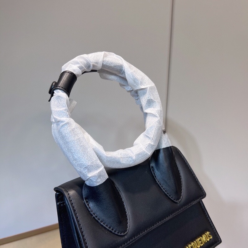 Túi xách Jacquemus sz 18 chất da thật sẵn trắng
