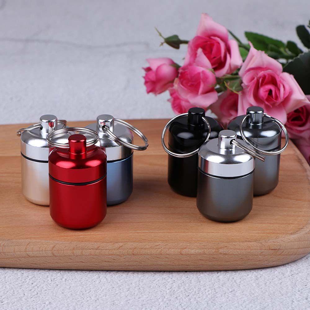 Hộp Đựng Thuốc Chống Thấm Nước Có Móc Khóa Tiện Lợi