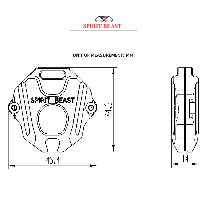 Ốp Bảo Vệ Chìa Khoá Sprit Beast Cho Honda CB150/CB500/CB650