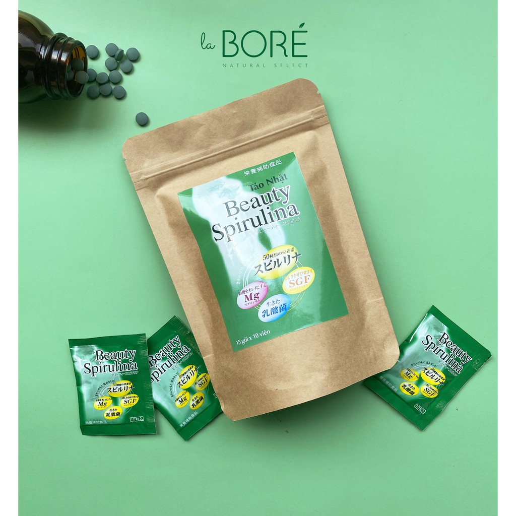 [CHÍNH HÃNG] Tảo Beauty Spirulina dạng gói