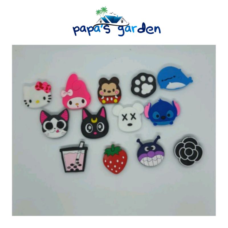 Giá đỡ điện thoại ❤️ Phụ kiện điện thoại ❤️ Giá đỡ silicon nhân vật hoạt hình iring poc