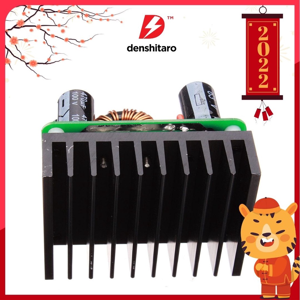 Denshitaro Mạch nâng áp DC - DC 600W 10A điều chỉnh dòng áp-D00-399