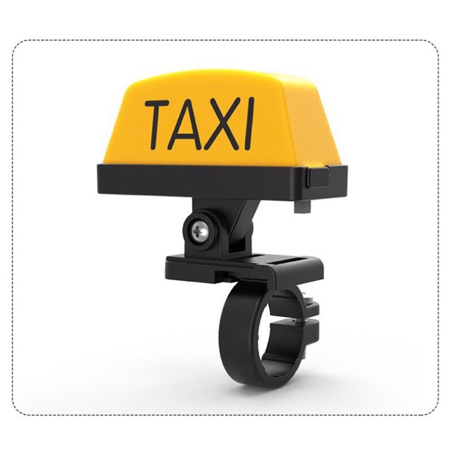 Đèn Taxi Gắn Xe Máy (5 chế độ đèn)|Có Flash Và Bộ Dây Sạc, Pax Gắn Chân Kiếng, Nón Bảo Hiểm