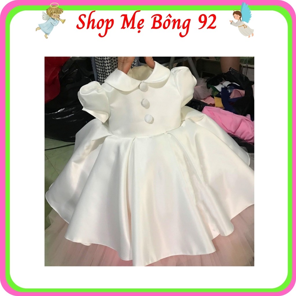 Váy Đầm Công Chúa Tay Bồng Nơ Lưng Bé Gái VB2305 - Shop Mẹ Bông 92