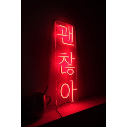 Đèn led neon chữ cái ghép tên theo yêu cầu, chữ led neonsign decor phòng ngủ, góc làm việc