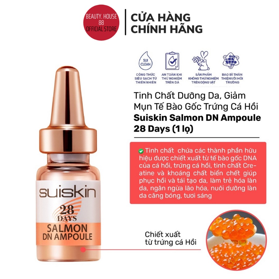 Serum trắng da Suiskin Salmon DN Ampoule Hàn Quốc (28 lọ)