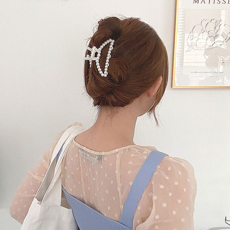 ✨✨Phụ Kiện Kẹp Tóc càng cua đính ngọc trai nhân tạo hàn quốc đẹp hot trend