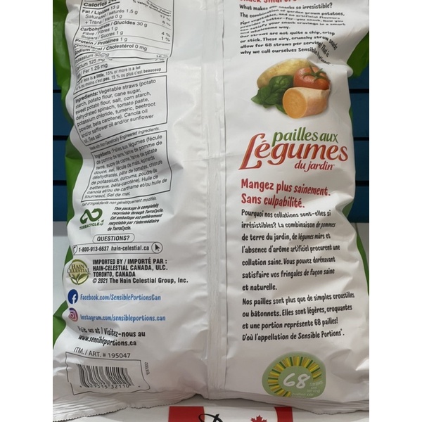 Snack rau củ ăn vặt VEGGIE STRAWS