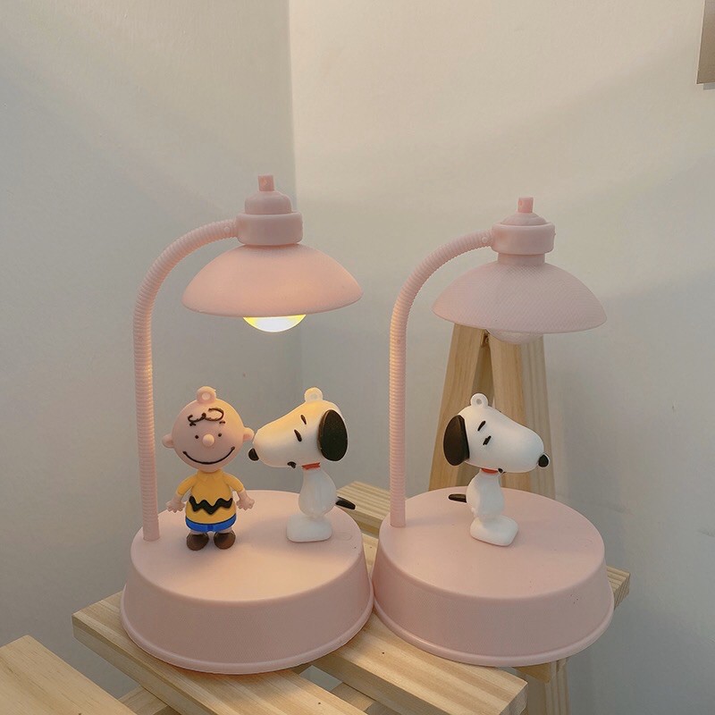 ĐÈN NGỦ SNOOPY +PIN CÓ NHẠC ULZZANG DỄ THƯƠNG [Order+Ảnh thật]