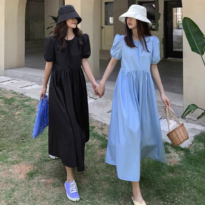 Pass đầm babydoll dài