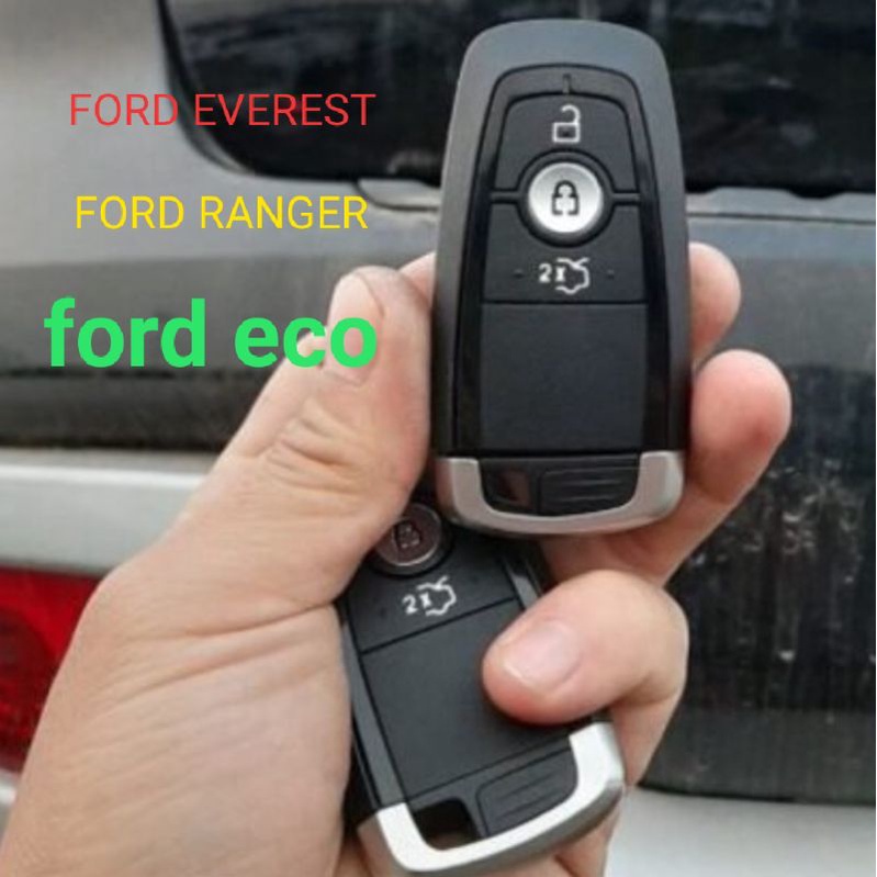 Ốp chìa khoá Ford EVEREST RANGER ECOSPORT đời 2018-2022 chìa thông minh smartkey