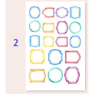 Sticker trang trí họa tiết đơn giản