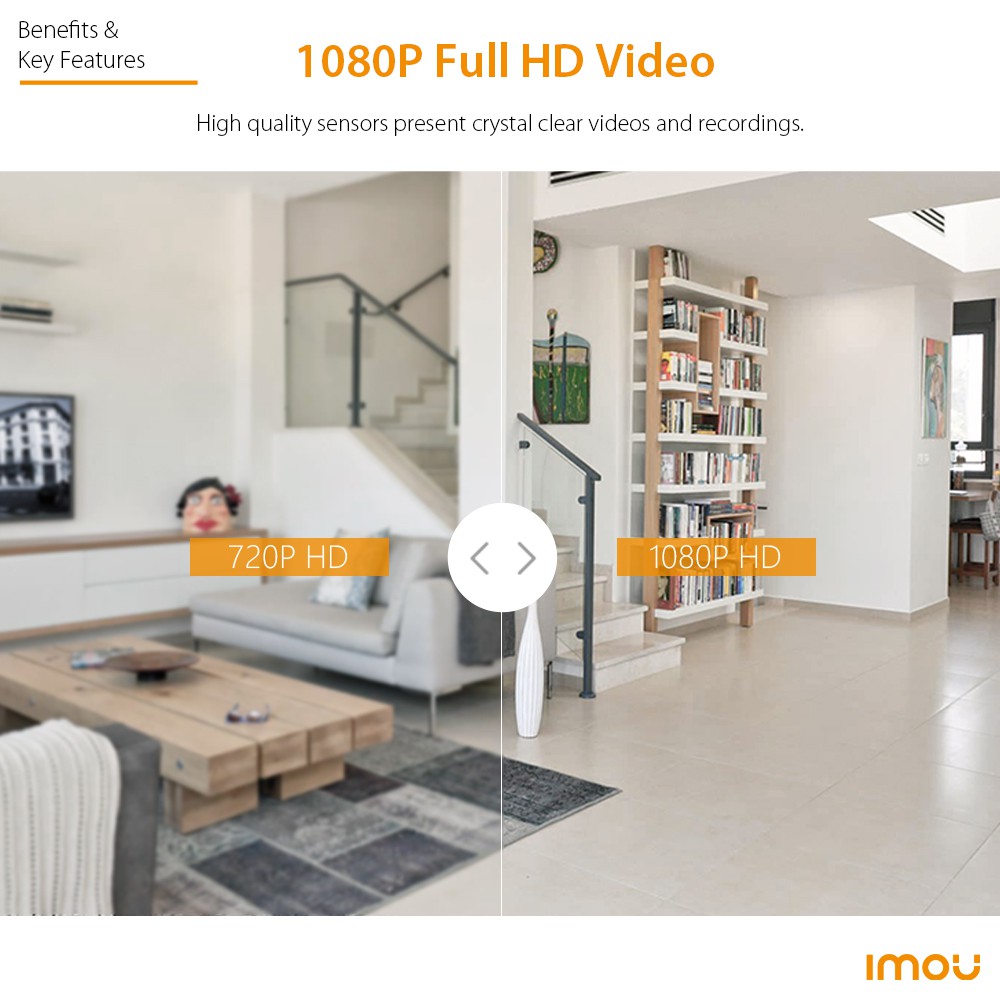 Camera an ninh Imou Ranger 2C không dây Wifi 1080P IP 360 nhận diện người quan sát ban đêm cho trẻ em