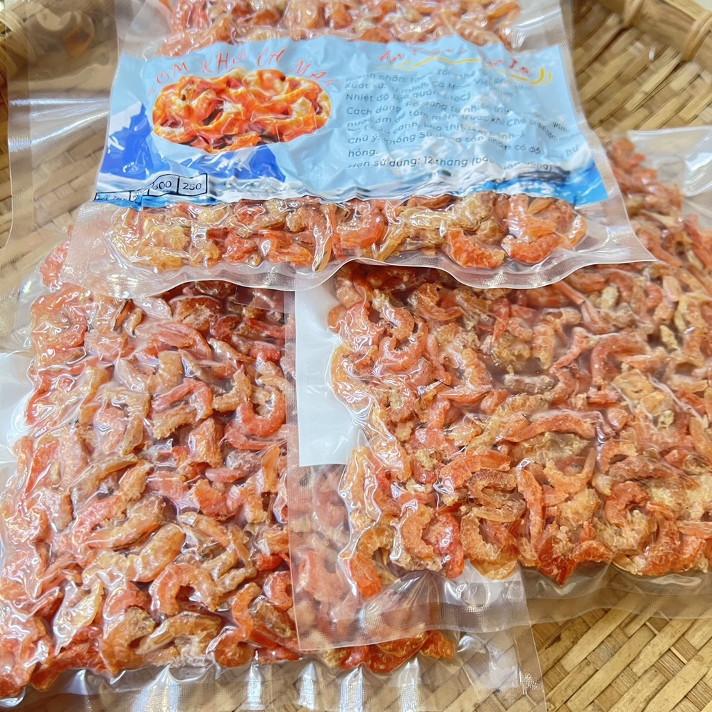 Tôm khô Cà Mau tự nhiên không tẩm màu 100gr