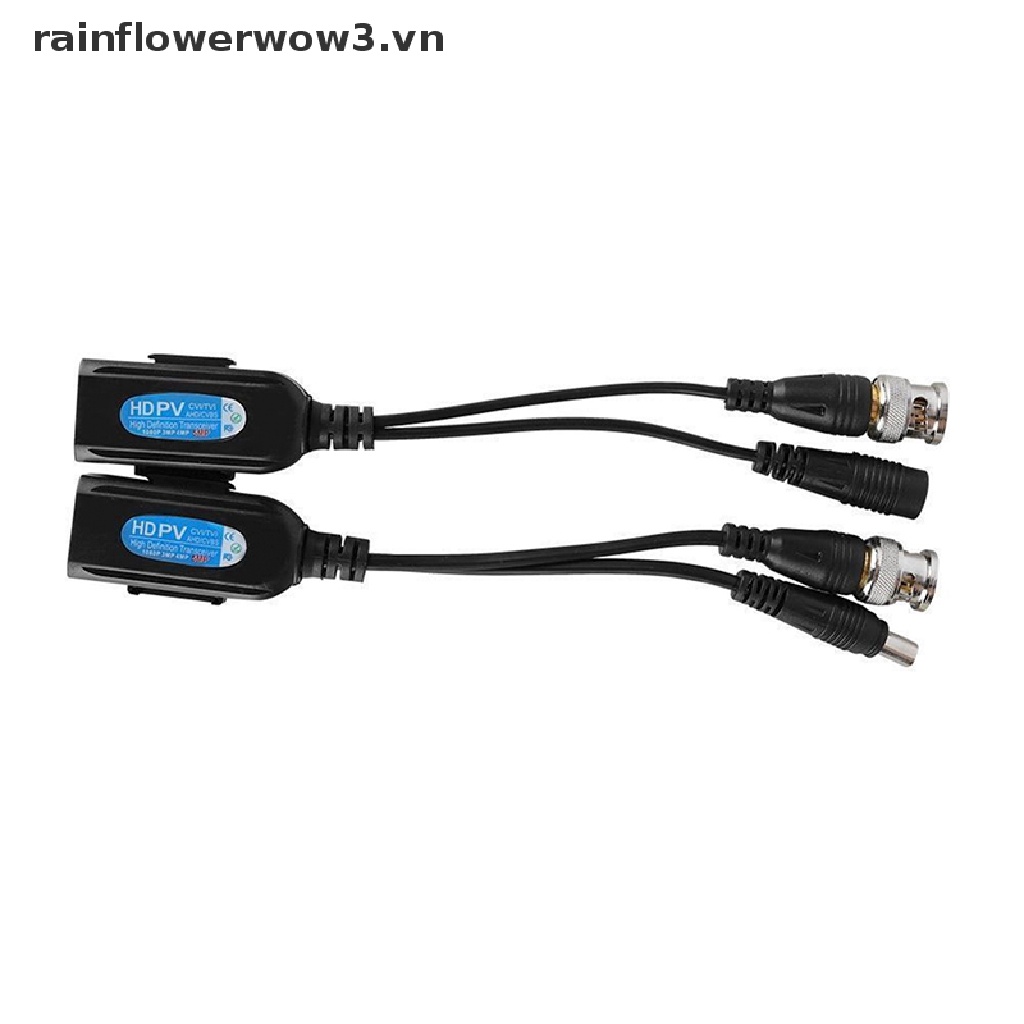 1 Cặp Giắc Chuyển Đổi Từ CCTV Coax BNC Sang CAT5e 6 RJ45