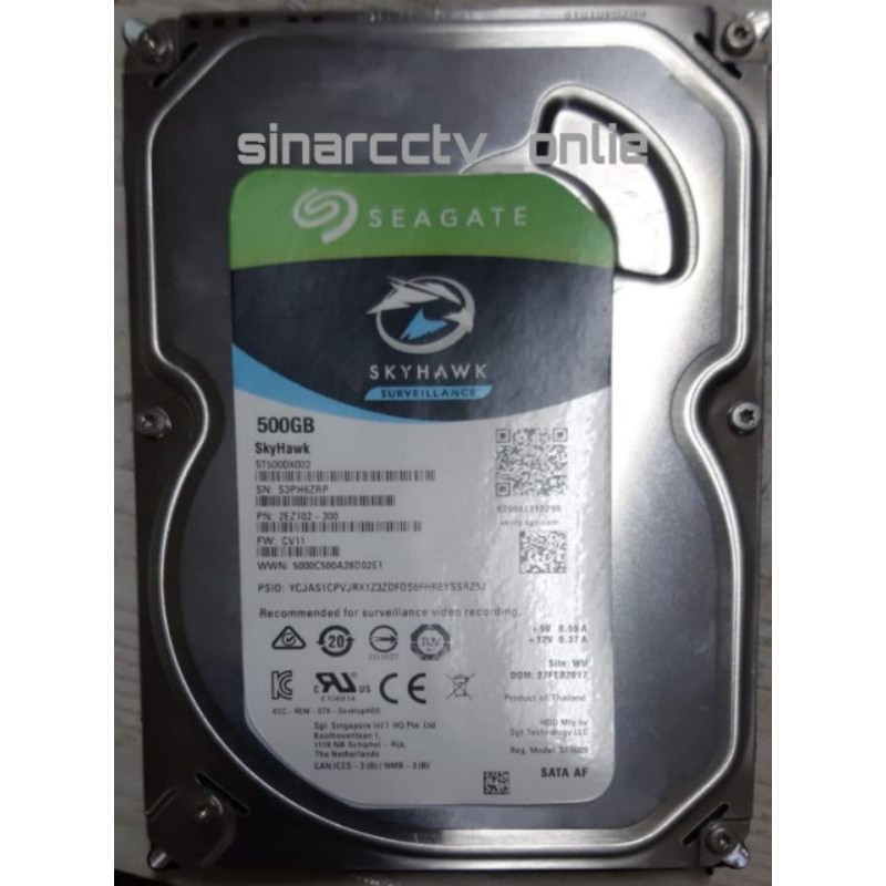 Ổ Cứng Hdd Seagate Skyhawk 500gb | BigBuy360 - bigbuy360.vn