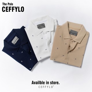 Áo Polo Họa Tiết In Tràn CEFFYLO Chất Liệu Chống Nhăn Tự Nhiên, Form Ôm Nhẹ Lịch Lãm - POLIDO