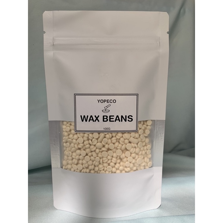 Combo wax lông tại nhà wax beans và Mỡ trăn 100% nguyên chất YOPECO tặng que gỗ