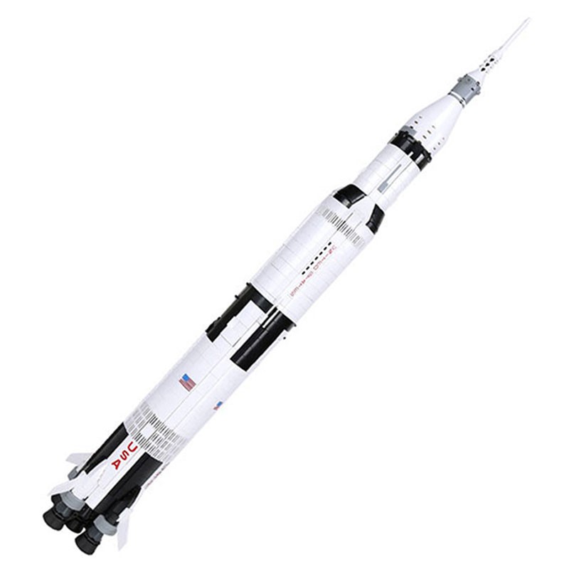 Lắp Ráp Mô Hình KING 80013 Nasa Apollo Saturn V Tàu Vũ Trụ Apollo Saturn V Hoa Kỳ 37003