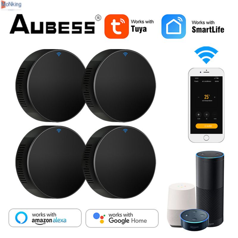 AUBESS WIFI Hồng Ngoại Điều Khiển Từ Xa Thông Minh Đa Năng Hồng Ngoại Tuya Cho Điều Khiển Nhà Thông Minh Cho TV DVD AUD AC Hoạt Động Với alexa Google Nhà ^ MK ^
