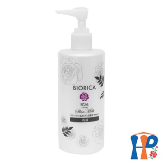 Dưỡng thể Chiết Xuất Hoa Hồng Biorica Rose Skin Milk 300ml (cấp ẩm, bảo vệ, sáng da body) Hani Peni