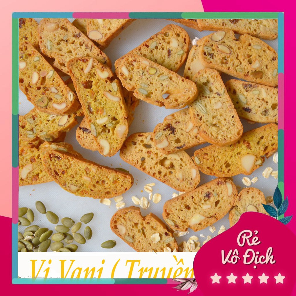 Sale 500gr Biscotti mix vị Healthy 100% bột nguyên cám , Bạn chọn vị nào hãy ghi chú cho shop khi đặt đơn