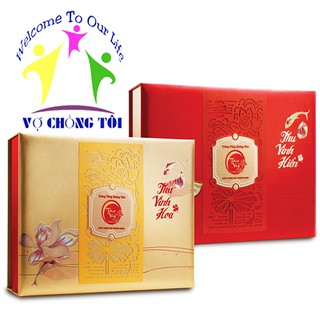 Hộp 4 Bánh Trung Thu Kinh Đô Trăng Vàng Hồng Ngọc Date 10/2018 Thượng Hạng